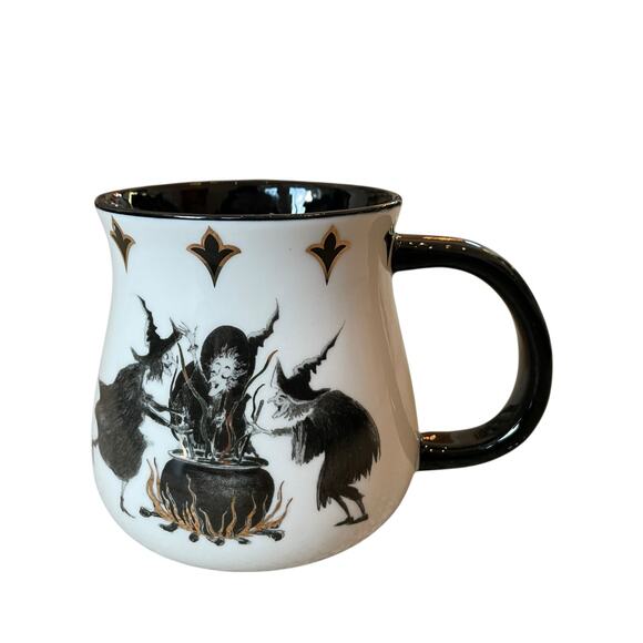 Potter's Studio Halloween WICKED WITCH Mugs Set of 2 Spooky Boo New - Picture 9 of 11